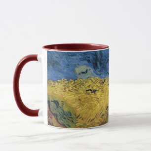 Tasse Champ de blé avec corbeaux de Vincent van Gogh (18