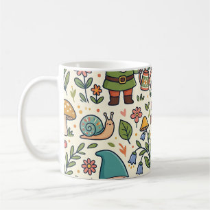 Tasse Champignon Cottagecore – Gnome Printanier Mi