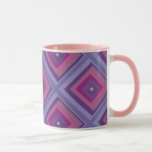 Tasse champs de lavande de la passion pourpre diamant ar