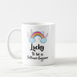 Tasse chanceux d'être un ingénieur logiciel