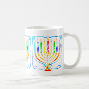 Tasse: Chanukka Menorah - Chanukah Menorah Kaffeetasse