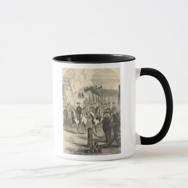 Tasse Charles XII de la Suède entrant dans Copenhague (Droite)