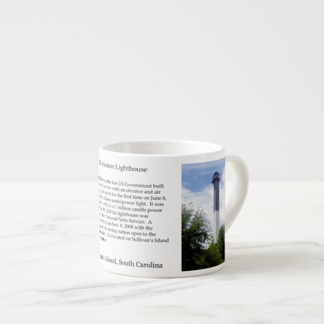 Tasse Charleston Lighthouse (Vorderseite Rechts)