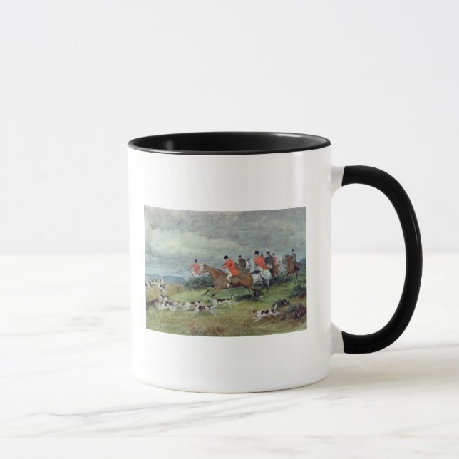 Tasse Chasse de Fox dans Surrey, 19ème siècle (Droite)