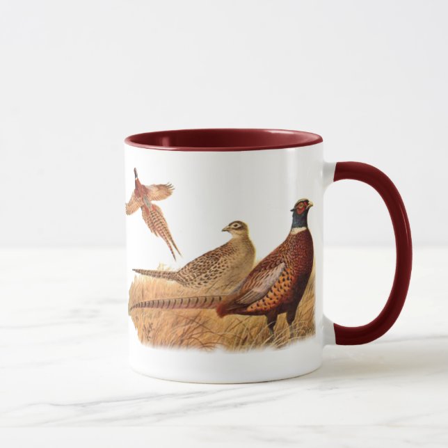 Tasse Chasse évasive d&#x27;oiseau de faisan (Droite)