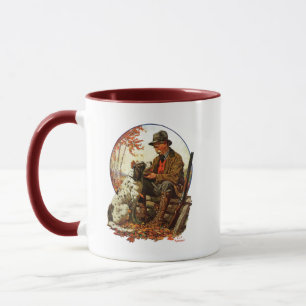 Tasse Chasseur et épagneul