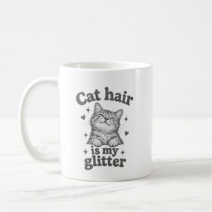 Tasse Chat Amoureux 'Les Poils De Chat Sont Mon Pa