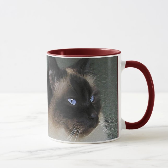 Tasse Chat Birman Ragdoll et citation Kitty (Droite)