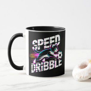 Tasse Chat de Foot Énergique - Coach Amusant et Am