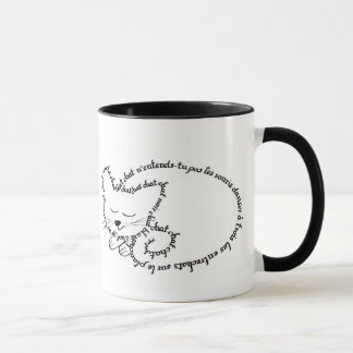 Tasse Chat dormant, chat charmant