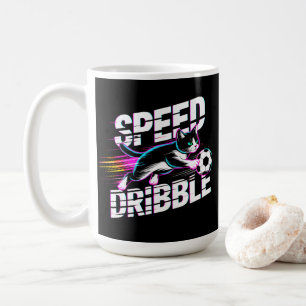 Tasse Chat Dribble Vitesse Vibrante pour les amour