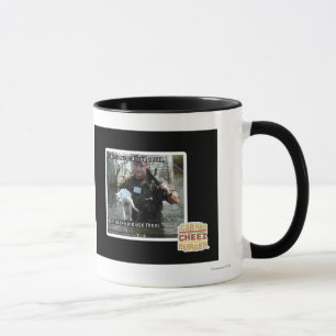 Tasse Chat et arme à feu humides