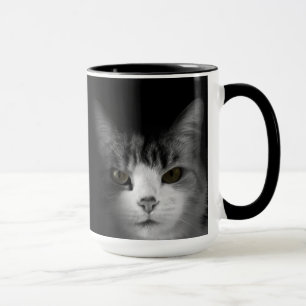 Tasse Chat sur Musique noire