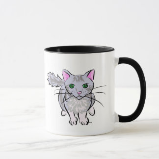 Tasse Chat tigré gris
