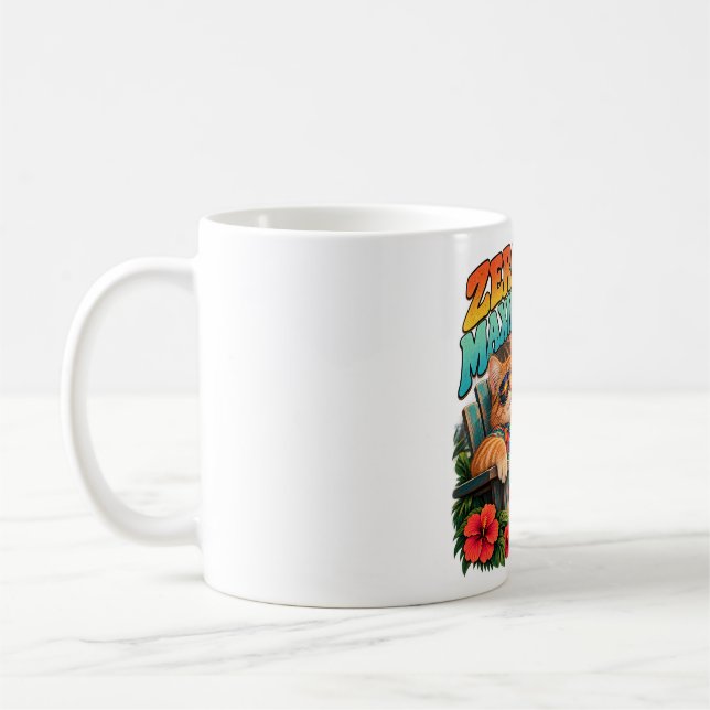 Tasse Chat Zéro Plans Maximum Vibes (Gauche)