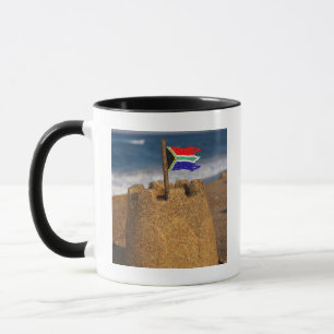 Tasse Château de Sable Avec Drapeau Sud-Africain, Umhlan