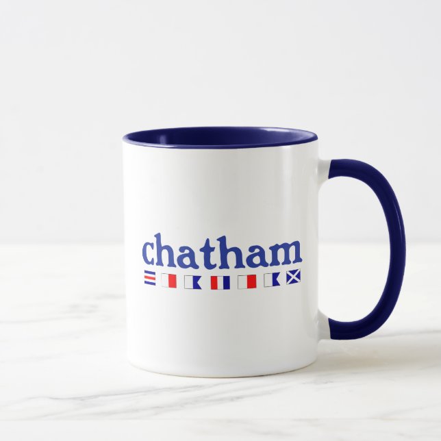 Tasse Chatham, mA - orthographe de Maritme (Droite)