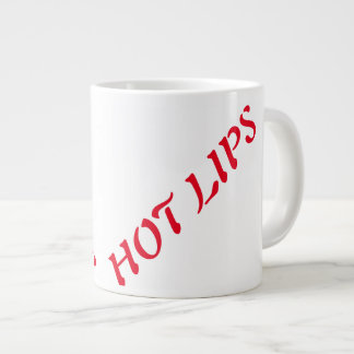 tasse chaude de lèvres