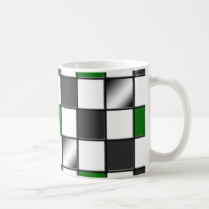 Tasse Checkered verte alternative
