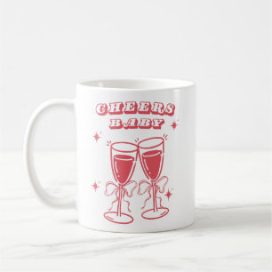Tasse « Cheers Baby » Champagne