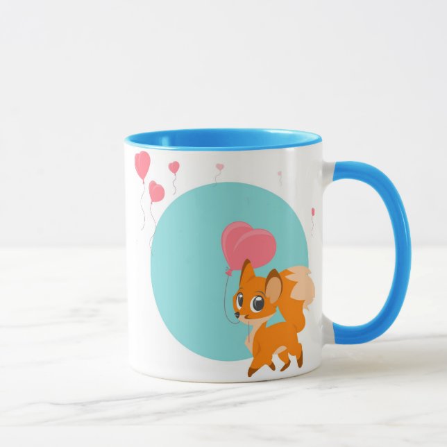 Tasse Chemise de Fox de jour de ballon (Droite)