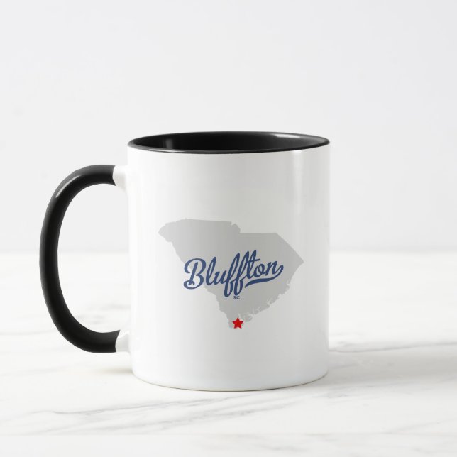 Tasse Chemise de Sc de Bluffton la Caroline du Sud (Gauche)