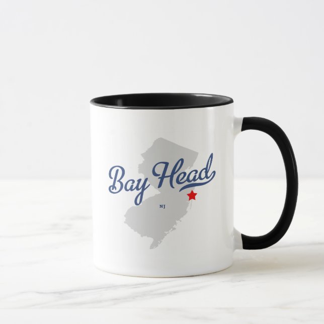 Tasse Chemise du New Jersey NJ de tête de baie (Droite)