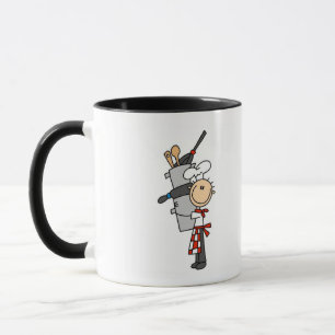 Tasse Chemises et Cadeaux pour Chef avec Casseroles et P