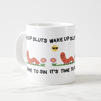 Tasse Chenille Mignonne | réveillez-vous les f*lle