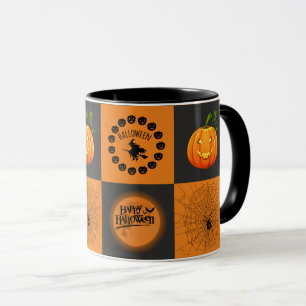 Tasse Chessboard d'Halloween