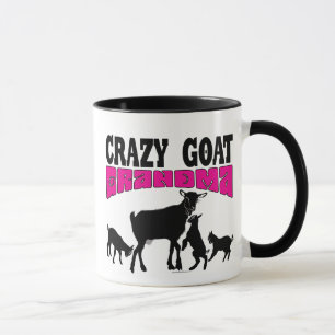 Tasse CHÈTES Je suis la chèvre folle grand-mère GYG