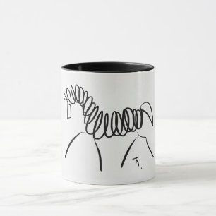 Tasse Cheval de dressage