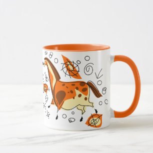 Tasse Cheval de peinture de caverne avec Entoptics