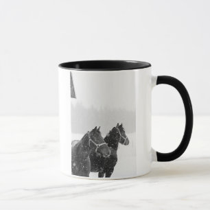 Tasse Chevaux de neige