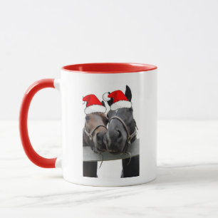 Tasse Chevaux de Noël
