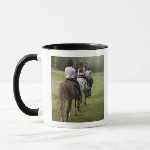 Tasse Chevaux d'équitation de petites filles