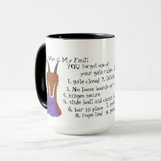Tasse Chèvre, chèvre lamanque, chèvres amusantes