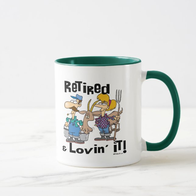 Tasse Chèvre et famille retraitée (Droite)