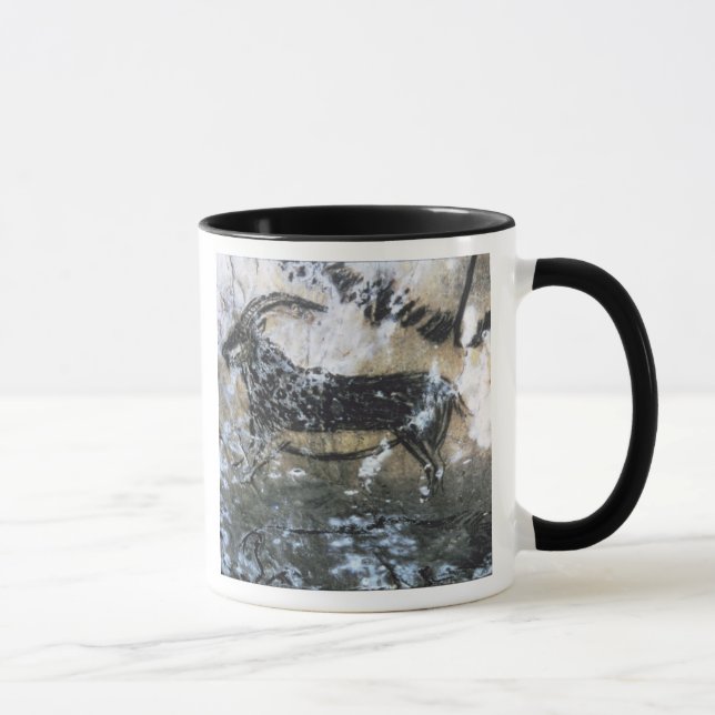 Tasse Chèvre ou chamois, peinture de roche dans la salle (Droite)