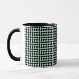 Tasse Chevron Checks Seafoam et Black