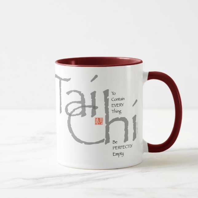 Tasse Chi de Tai "pour contenir tout" graphique (Droite)