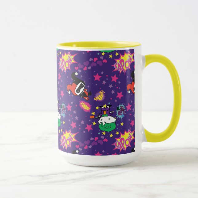 Tasse Chibi Joker et Harley Motif (Droite)