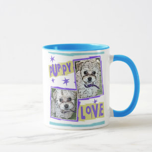 Tasse CHIEN : Amour de chiot Multi-Poo