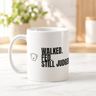 Tasse Chien Drôle Jugé Fédéré Marché