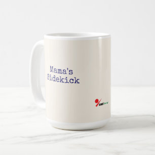 Tasse Chien Maman de la Famille - Bleu Marine Mais