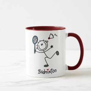 Tasse Chiffre masculin de base badminton de bâton