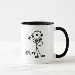 Tasse Chiffre T-shirts et cadeaux de bâton d'arbitre