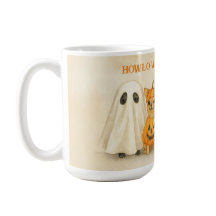 Tasse Chihuahua Halloween – Fantôme mignon, Citrou