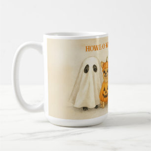 Tasse Chihuahua Halloween – Fantôme mignon, Citrou