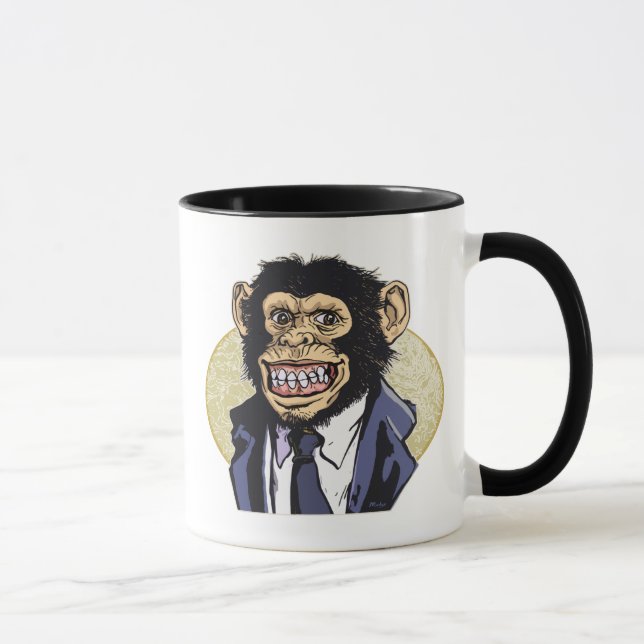 Tasse Chimpanzé avec le costume par des studios de Mudge (Droite)